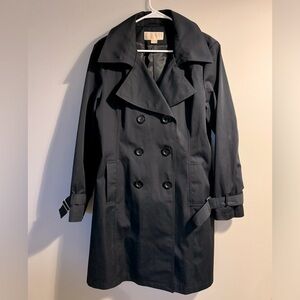 Black Michael Kors Trench Coat